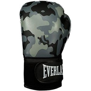 Everlast Unisex - bokshandschoenen voor volwassenen Spark Glove trainingshandschoenen, grijs camouflage, 10 oz