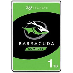 Seagate BarraCuda 1TB, Interne Harde Schijf, 2.5"", voor PC & laptop, SATA 6 GB/s, 5400 RPM, 128 MB cache, FFP (ST1000LM048)