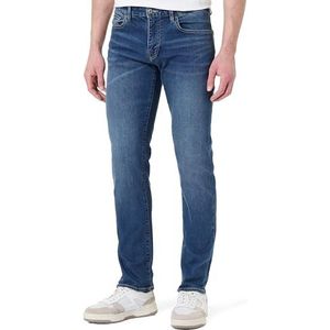 Armani Exchange - Essential Patch Logo Lettering - Jeans - Blauw