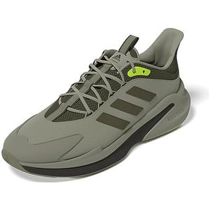 adidas Alphaedge + heren Sneaker, silver pebble/olive strata/lucid lemon, 44 EU