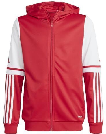 adidas - Squadra 25 - Hooded Trainingsjack - Rood - 100% Gerecycled Polyester