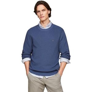 Tommy Hilfiger - Gebreide Trui - Egeïsche Zee - Heren