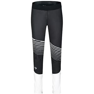 Ziener Nura softshellbroek voor dames, langlauf-tight | winddicht, elastisch, black.white, 42