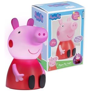Paladone Peppa Pig Figuurlamp met geluid - Officieel gelicenseerd babynachtlampje, kinderslaapkamer accessoires en decoratie