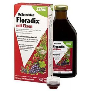 Floradix Floradix Vloeibare Iron Formula, 2 stuks, 500 ml, 2 stuks