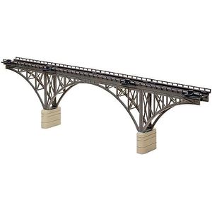 FALLER Steunboogbrug modelbouwset met 60 afzonderlijke delen, 400 x 32 x 105 mm, modelspoorbaan, accessoires, modelspoorbaan N, boogbrug met beugels