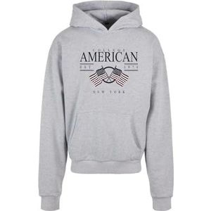 AMERICAN COLLEGE USA American College Sweatshirt met capuchon voor heren, Grijs, L/Tall