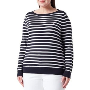 Tommy Hilfiger Truien voor dames, Woestijnhemel/Ecru Stp, 48