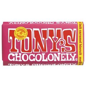 Tony's Chocolonely Chocolade Classic Melk karamel biscuit 15 x 180 g