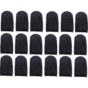 Gallaxy 30 Pcs Game Controller Finger Sleeve,Breathable Anti-Sweat Gaming Finger Cot for Sensitive Press Screen Finger Sleeve