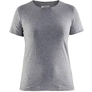Blåkläder Dames T-Shirt - Kleur: Grijs Melange - Maat: S