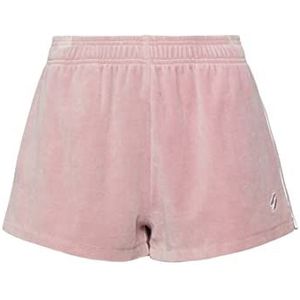 Superdry Code SL Velour Short W7110360A Everglow Pink 8 dames, Everglow Pink