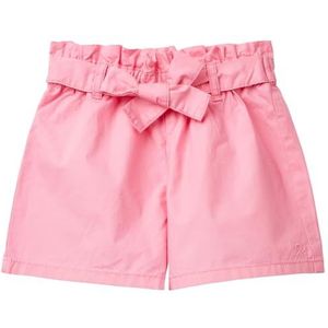 United Colors of Benetton Shorts voor meisjes en meisjes, Roze, 110 cm