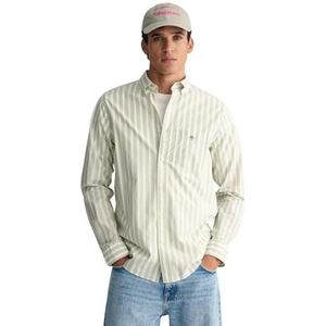 REG Wide POPLIN Stripe Shirt, Milky Matcha, XL