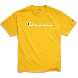 Champion Heren Classic Jersey Graphic T-Shirt - geel - M