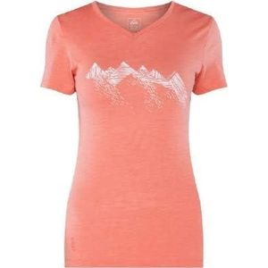 McKINLEY dames Saao T-shirt, rood, M