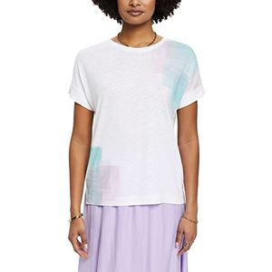 ESPRIT Collection Dames T-Shirt, 100/wit., L