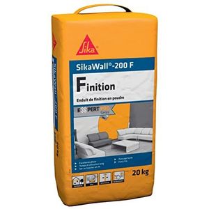 SIKA - SikaWall-200 F wit - Voor binnenmuren en plafonds - Extra fijn resultaat - 1 zak voor 20 m² - 20 kg