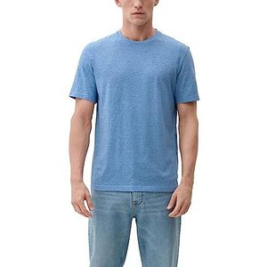 s.Oliver Heren T-shirt met korte mouwen, blauw 54w1, M