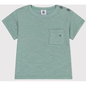 Petit Bateau T-shirt met korte mouwen voor jongens, Groen, 12 Maanden