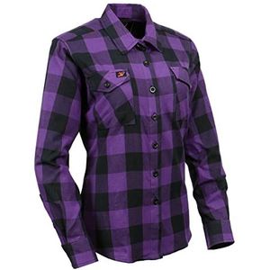 Milwaukee Leather Dames MNG21619 Multi-Color Flanel met lange mouwen, M, Meerkleurig, M