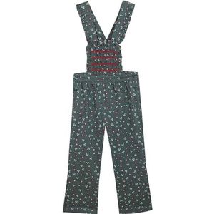GOCCO Broek met groene bandjes, Groen, 11-12 Jaren