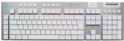 Logitech G G915 X LIGHTSPEED toetsenbord Gamen USB + RF Wireless + Bluetooth QWERTZ Duits Wit