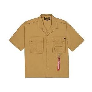 Alpha Industries - Aloha Safari Shirt - Kaki - Korte Mouwen