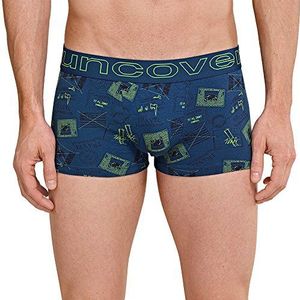 Uncover by Schiesser Heren Uncover Trunk Shorts retroshorts, blauw (Petrol 811), XL