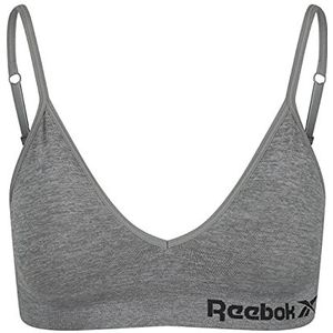 Reebok Dames Justine Training Bra, grijs, XS