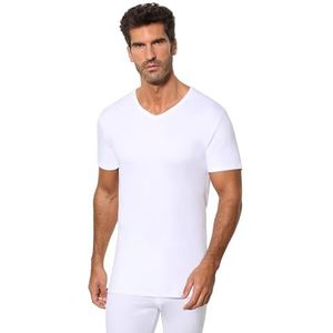 Abanderado Thermisch T-shirt voor heren, voor de winter, van katoen, Wit (Wit 001), XXL