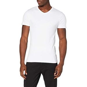 Abanderado Thermisch T-shirt voor heren, voor de winter, van katoen, Wit (Wit 001), XXL