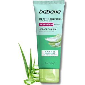 Babaria - After Sun Gezichtsgel - Aloë Vera - Hydraterend - 75 ml
