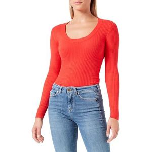 JDY PLUM YSLA L/S O-hals PULLOV KNT, bitterwit, M