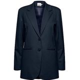 Blazer - Licht - Stretchaandeel - Omslagkraag - Rechte Zoom