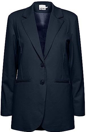 Blazer - Licht - Stretchaandeel - Omslagkraag - Rechte Zoom