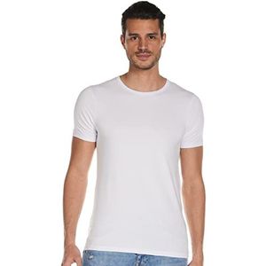 JACK & JONES Jjebasic T-shirt met ronde hals voor heren, S/S Noos, wit (optical white), 44 NL/S