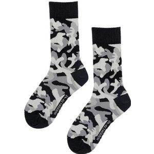 Hudson Heren sokken Camouflage Fashion Black 43-46, zwart, 43-46 EU
