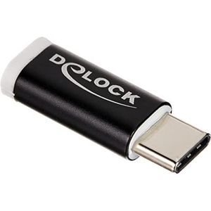 DELOCK Adapter USB Type-C St (Device) > USB Micro B-aansluiting (Host) zwart