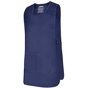 Misemiya Reinigingsschort, medisch uniform, uniseks, Marineblauw, L