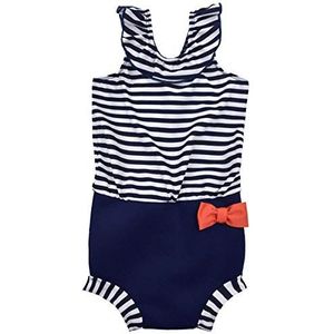 Splash About Happy Nappy-badpak voor meisjes, Nautical, 0-4 maanden
