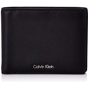 Calvin Klein Dex Billfold 2, Heren Portemonnees, Zwart (Noir (990 Zwart)), Eén maat