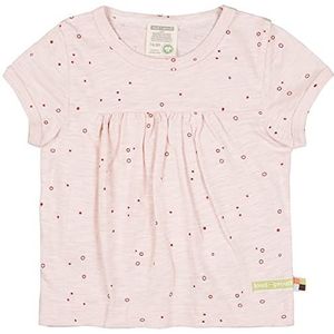 loud + proud Unisex Baby Slub Jersey met opdruk, GOTS-gecertificeerd tuniek-shirt, rosé, 74/80 cm
