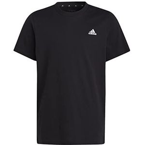 adidas Uniseks T-shirt voor kinderen (korte mouw) U SL Tee, zwart/wit, HR6397, 176