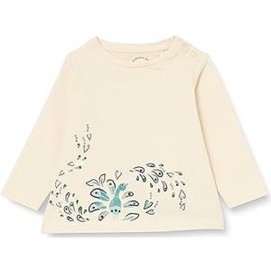 s.Oliver T-shirt voor meisjes met lange mouwen, wit, 62 cm