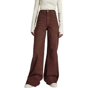G-Star Raw Dames Jeans Deck Ultra High Wide Been, Bruin (Chocolate Lab Gd D111-d326), 31W / 30L