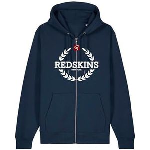REDSKINS Junior Sweatshirt met ritssluiting voor jongens, Blauw, 14 Jaren