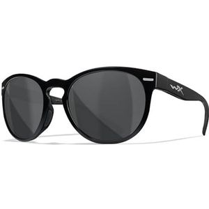 Wiley X Unisex Covert zonnebril, glanzend zwart, eenheidsmaat, glanzend zwart, One Size