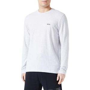 BOSS T-shirt voor heren met lange mouwen, Licht/Pastel Grey57, XL