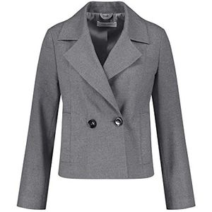 Gerry Weber Dames 830034-31375 Blazer met lange mouwen, Grey Melange, 44